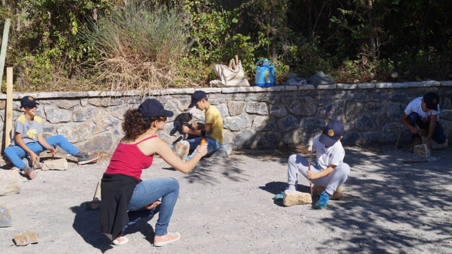 1ο Εργαστήριο της τέχνης της πέτρας, Λαγκάδια, 1-5 Αυγούστου 2017! — φωτογραφία 5